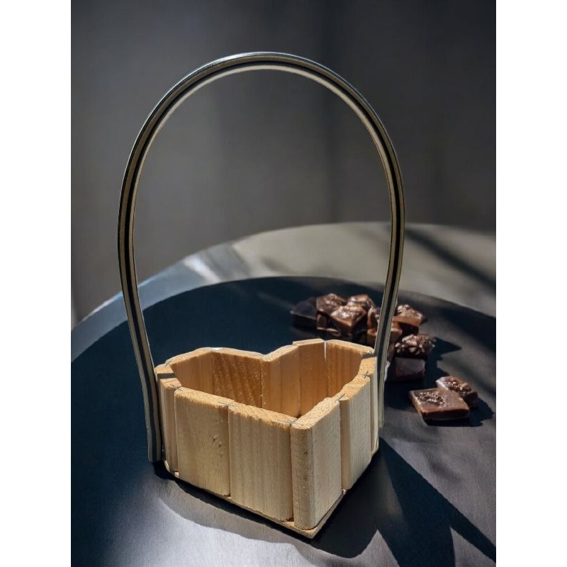 kit 10 coração de madeira pinos branquinha direto da fabrica