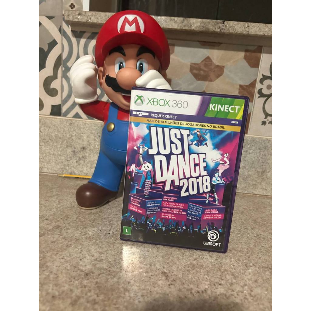 JOGO KINECT JUST DANCE 2018 XBOX 360 MIDIA FISICA ENVIO IMEDIATO