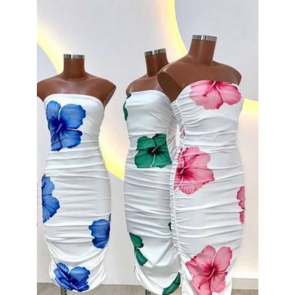 Vestido Feminino Tomara Que Caia Saia De Praia Orquídea Com Bojo