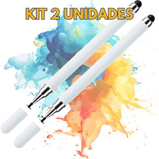 KIT 2 Caneta Stylus 2 em 1 Toque Celular E Tablet Ponta Borracha iPad iPhone Caneta de Tela Touch Celular em Oferta na Shopee
