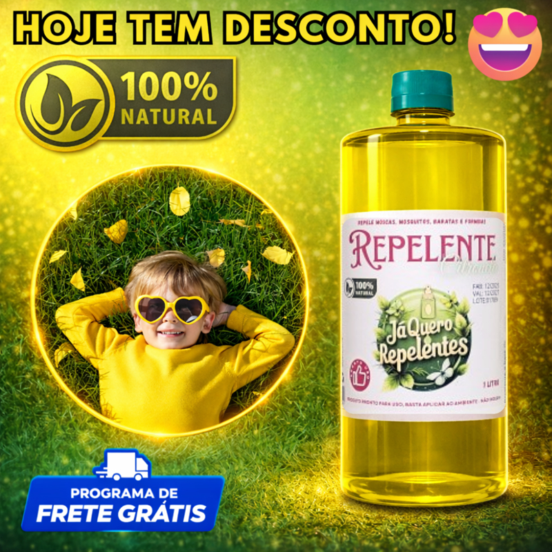 REPELENTE PARA MOSQUITOS | 1 Litro - PRONTO USO - CITRONELA em Oferta na Shopee