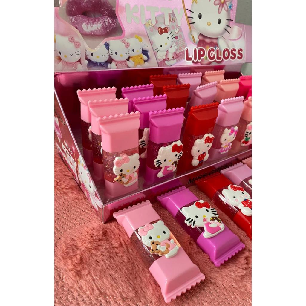 Gloss da hello kitty para seus labios ficarem cheirosos e brilhantes. em Oferta na Shopee