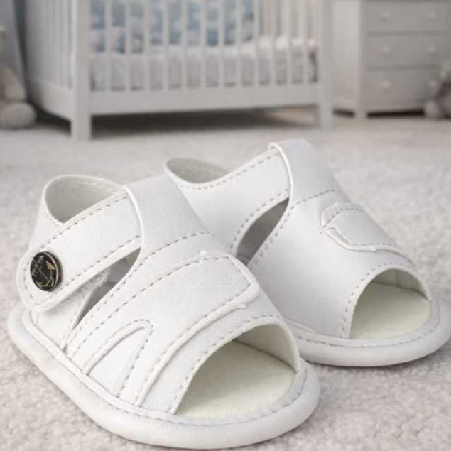 Sandalia de Bebe Recem Nascido Masculino Confortavel Super macia em Oferta na Shopee