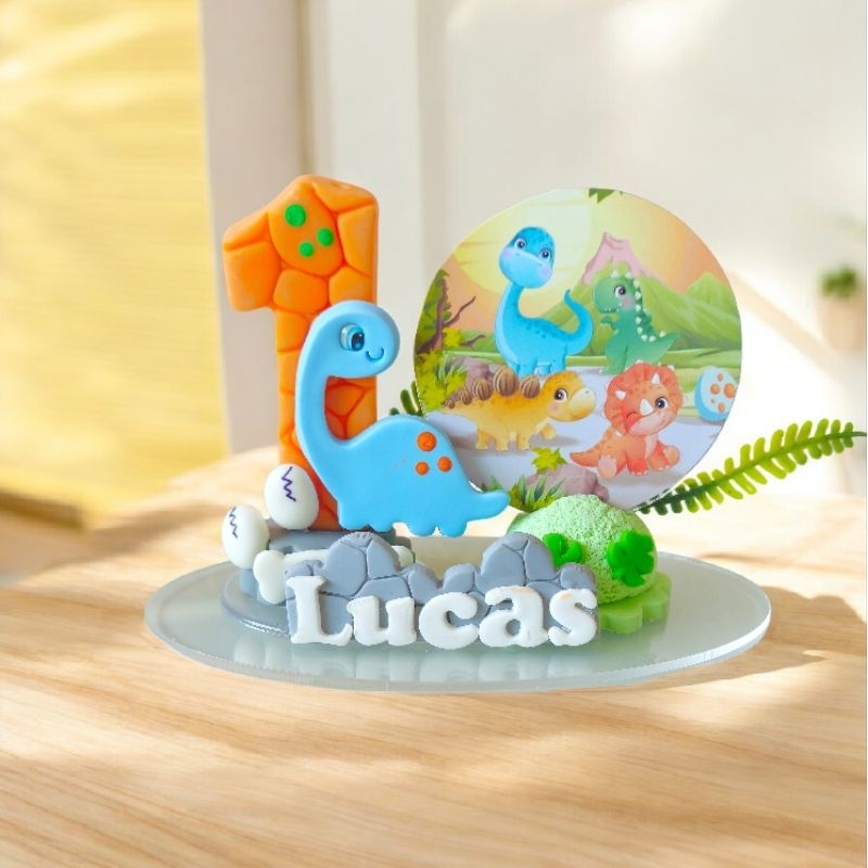 Vela de biscuit Dinossauros em Oferta na Shopee