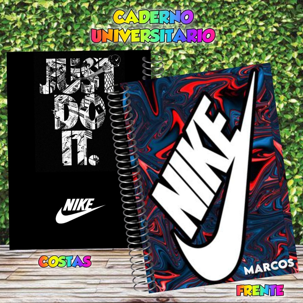 Caderno Universitário Nikeair personalizado - 1 matéria
