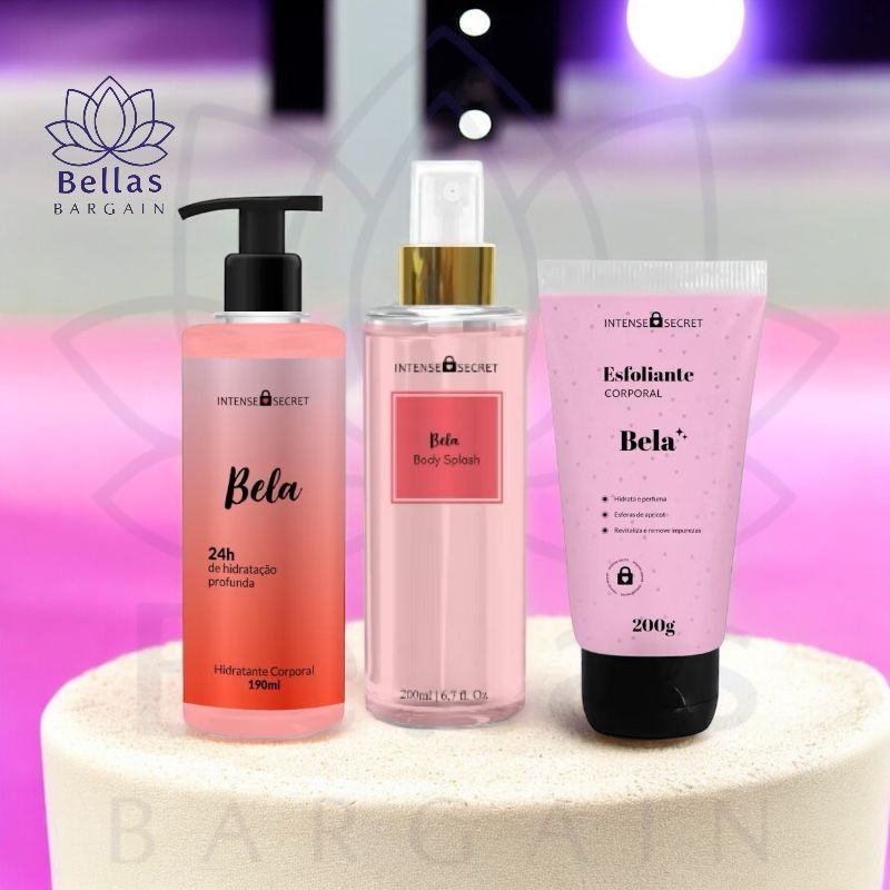 Kit Cuidado Pessoal Bela Intense Secret — R$ 47,41 em Shopee