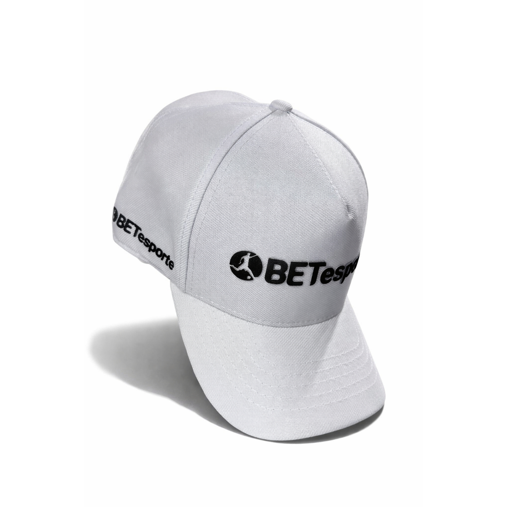 Boné BETesporte Branco Premium – Estilo Esportivo | Envio Imediato