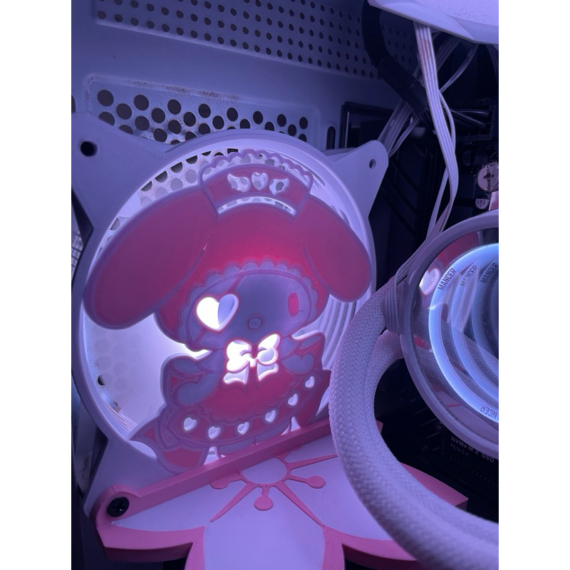 Grade Fan My Melody Piratinha Personalizada Cooler Ventoinha Protecao Setup