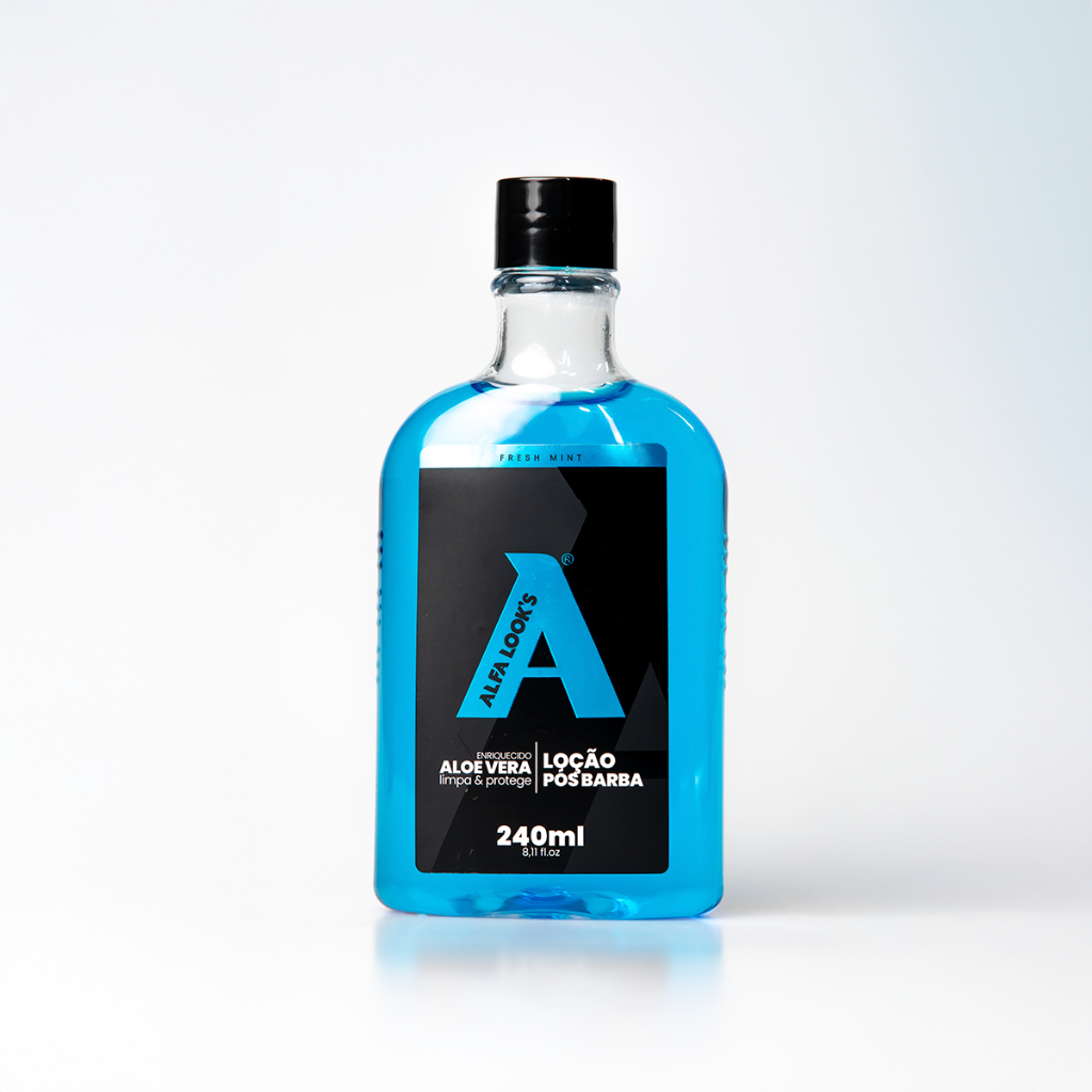 LOÇÃO PÓS BARBA MENTHOL ALFA LOOK'S 240ML