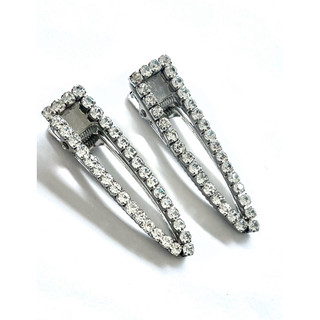 Presilha de cabelo com aplicações em strass bico de jacare grampo de cabelo/acessorio de cabelo