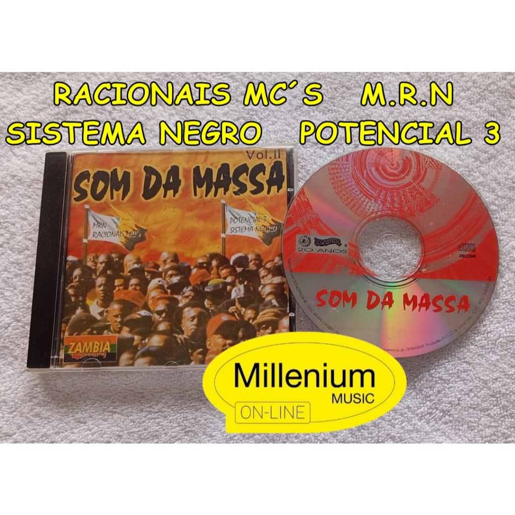 CD Som Da Massa Volume 2 -  2001 Original Gravadora Colecionador Ótimo Estado
