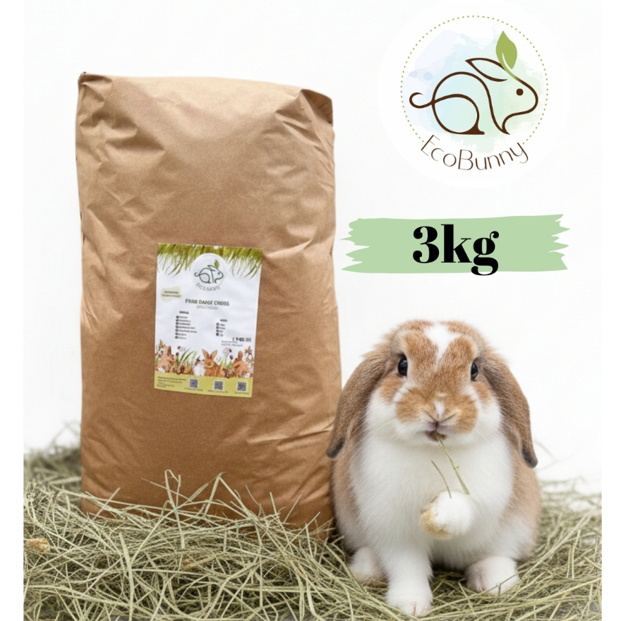 Feno 3Kg selecionado para coelhos e roedores