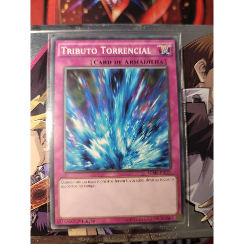 Tributo Torrencial - Torrential Tribute - Raridade COMUM  - Yugioh Original Konami.