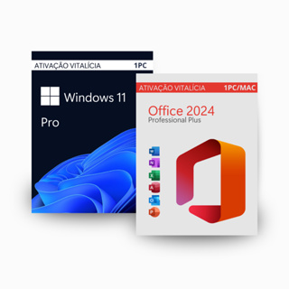 Windows 11 Original + Office 2024 Pro Plus | Entrega Físical em Oferta na Shopee