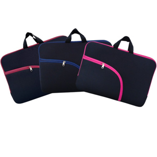 Capa de Notebook com bolso frontal e zíper colorido,case,maleta em Oferta na Shopee