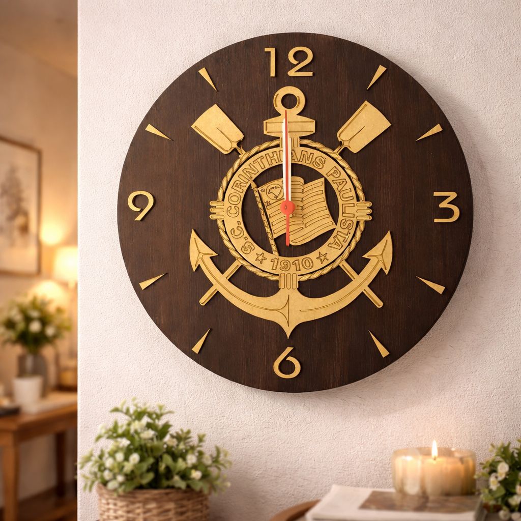 Relógio Parede Time Futebol Brasileirão Presente Personalizado em Oferta na Shopee