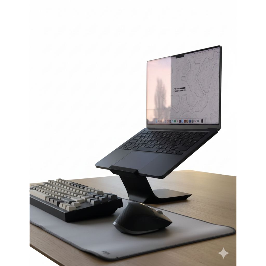 Suporte Notebook Laptop Compacto Base leve ergonômico ajustável ventilado em Oferta na Shopee