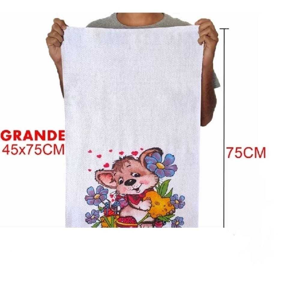 Kit Panos de Prato Estampados 100% Algodão Grosso 45x75cm - Várias Unidades em Oferta na Shopee