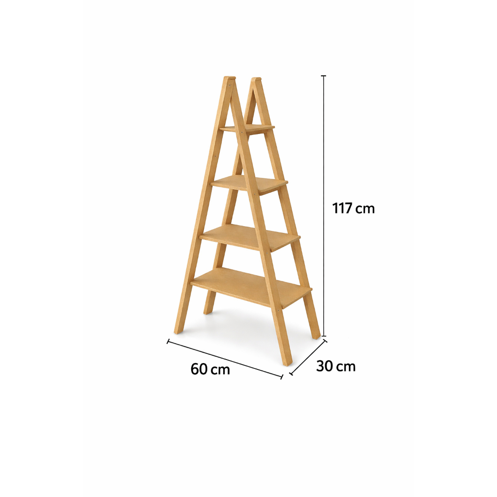 Escada 4 Andar de Chão em MDF para Decoração de Festa em Oferta na Shopee