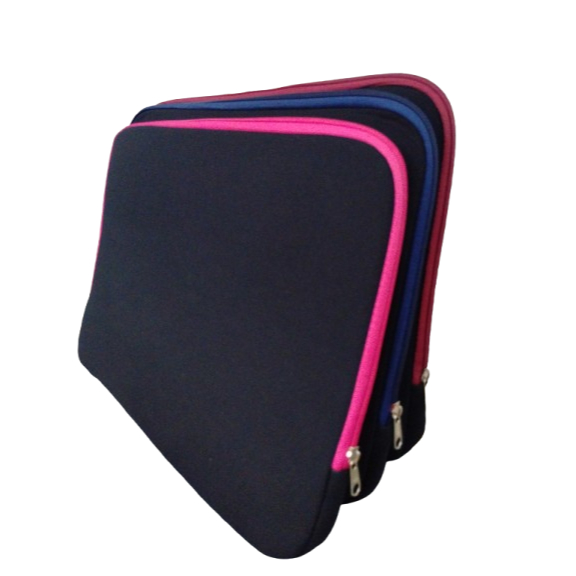 Capa de notebook sem bolso com zíper colorido,case,maleta.