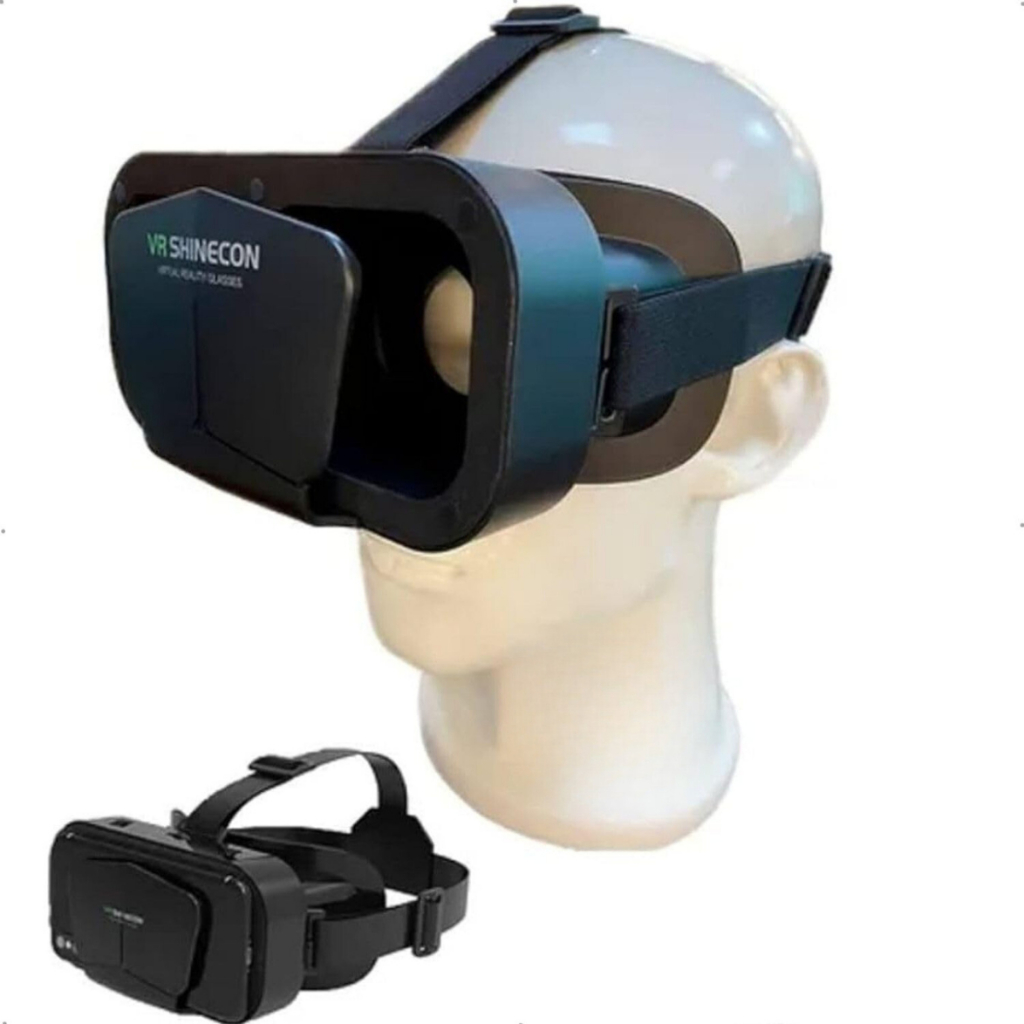 Óculos de Realidade Virtual 360º 3D + Fone + Controle