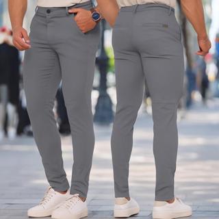Calça  SARJA ACETINADA  SPORT FINO Masculina Modelagem Slim Super Premium Com Elastano Varias Cores em Oferta na Shopee