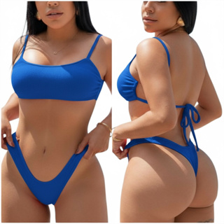 Biquini Feminino Asa Delta Fio e Top Bojo Removivel Com Regulagem em Oferta na Shopee