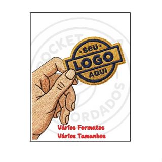 Seu Logo bordado, Patch Personalizado Fazemos sua marca em Oferta na Shopee