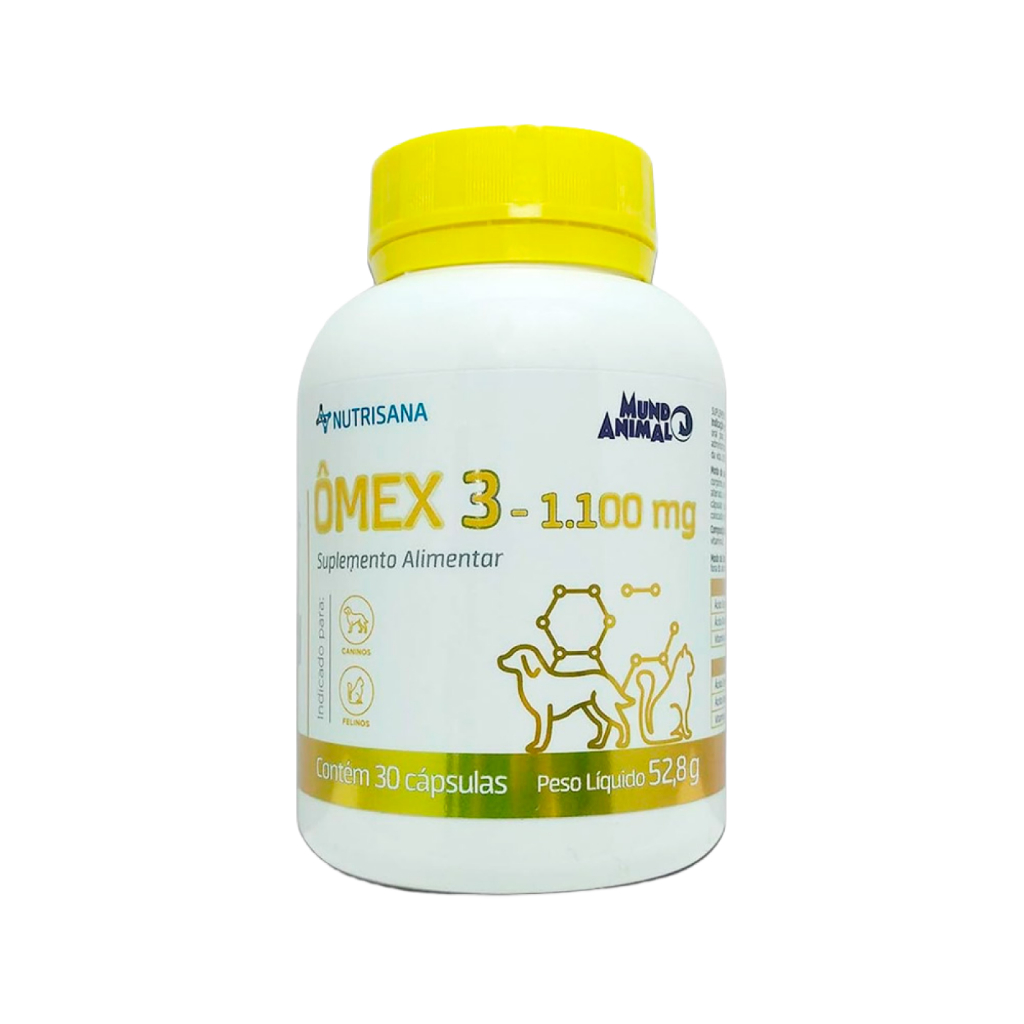 Ômex 3 Suplemento para Cães Nutrisana 1100 mg 30 caps
