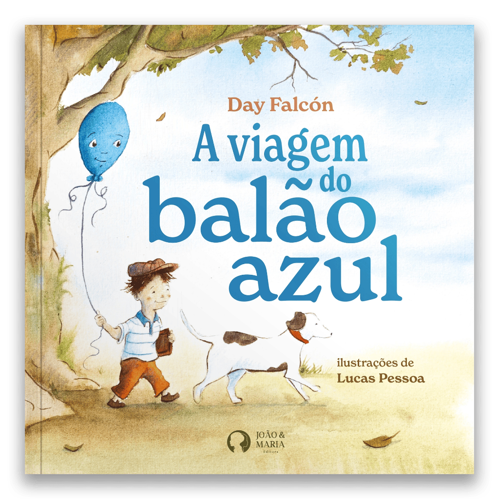 Livro Infantil O Balão Azul  Para Leitores Iniciantes | Alfabetização | Day Falcón