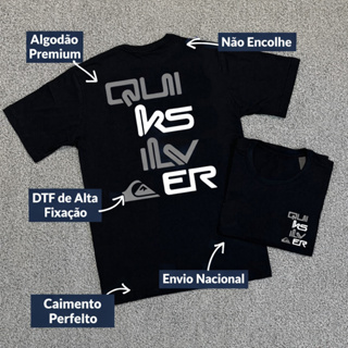 Camiseta Unissex Quik Escada Lançamento100% Algodão Infantil ao Plus size em Oferta na Shopee