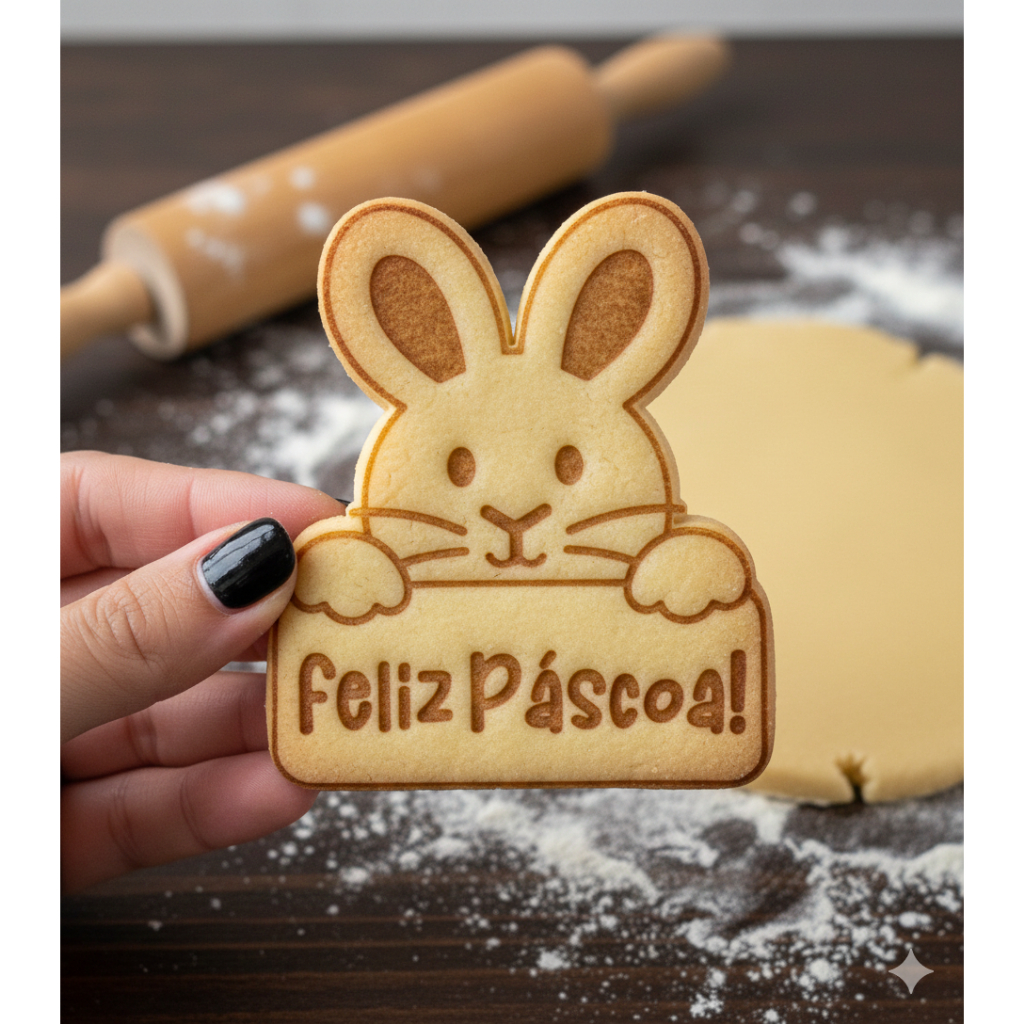 Cortador de Biscoito Páscoa 7,5cm | Modelo Individual | Escolha o Modelo