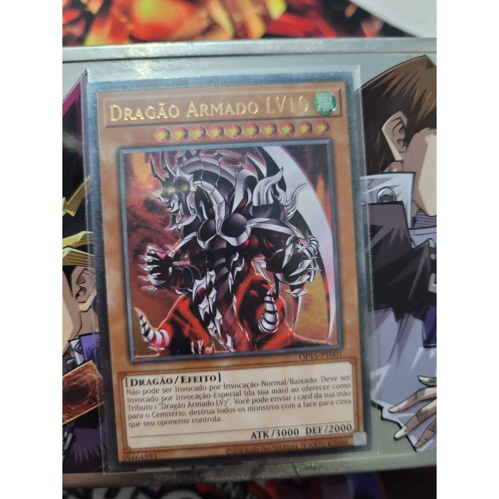 Dragão Armado LV10 - Armed Dragon LV10 - Raridade ULTIMATE - Yugioh Original Konami.