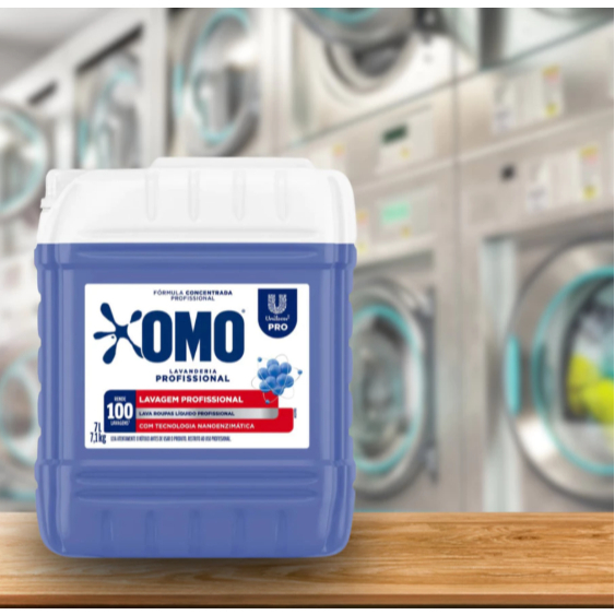 OMO LAVA ROUPA LÍQUIDO 5L GALÃO SUPER CONCENTRADO IDEAL CASA LAVANDERIA