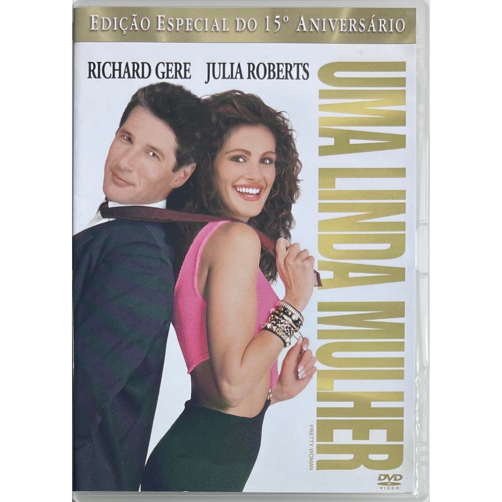Uma Linda Mulher Edição De 15° Aniversário - Richard Gere e Julia Roberts - DVD Original