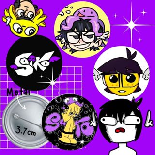Bottons SAIKO (youtuber) - Botton Colecionável 3,7cm em Oferta na Shopee