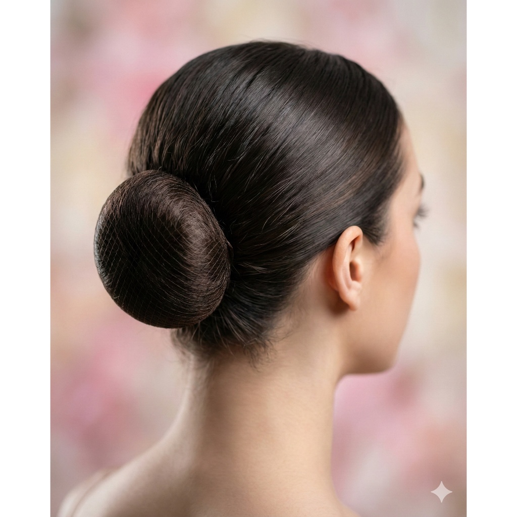 Kit de 3 Redinhas de Cabelo Invisível Para Coque Bailarina/ Ginasta/ Militar   (3 unidades) em Oferta na Shopee