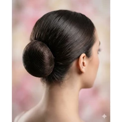 Kit de 3 Redinhas de Cabelo Invisível Para Coque Bailarina/ Ginasta/ Militar (3 unidades)