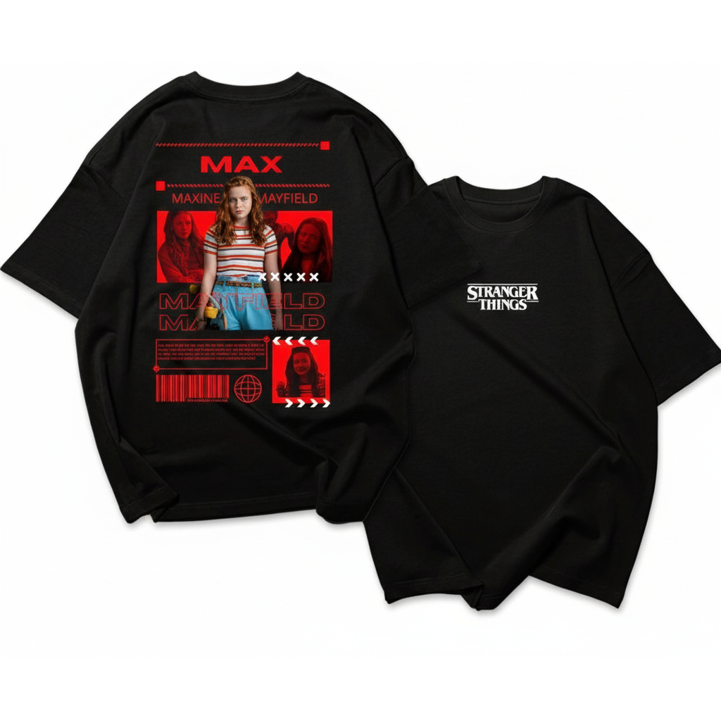 Camiseta Tendência Max Stranger Unissex Adulto e Infantil Envio Rápido em Oferta na Shopee