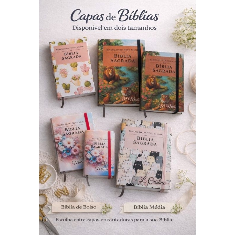 Capa de Bíblia Personalizada(Tradução do Novo Mundo)