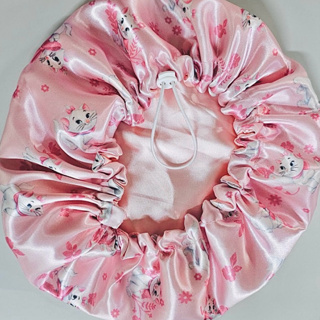 Touca de Cetim Gloss Gatinha Marie EXCLUSIVA Dupla face Ajustável toca Protetor de Cabelo ki em Oferta na Shopee
