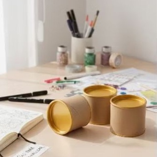 Tubo Lata 5x6 tampa dourada kit 30 unidades, personalizável festa. lembrancinhas em Oferta na Shopee