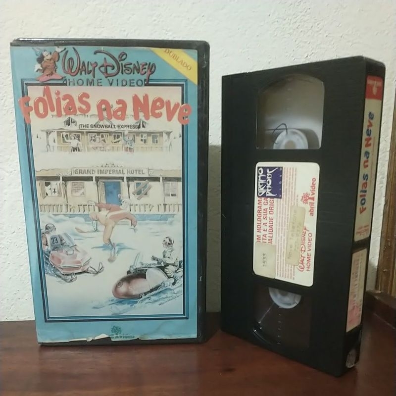 VHS Folias na Neve - Walt Disney - Dublado
