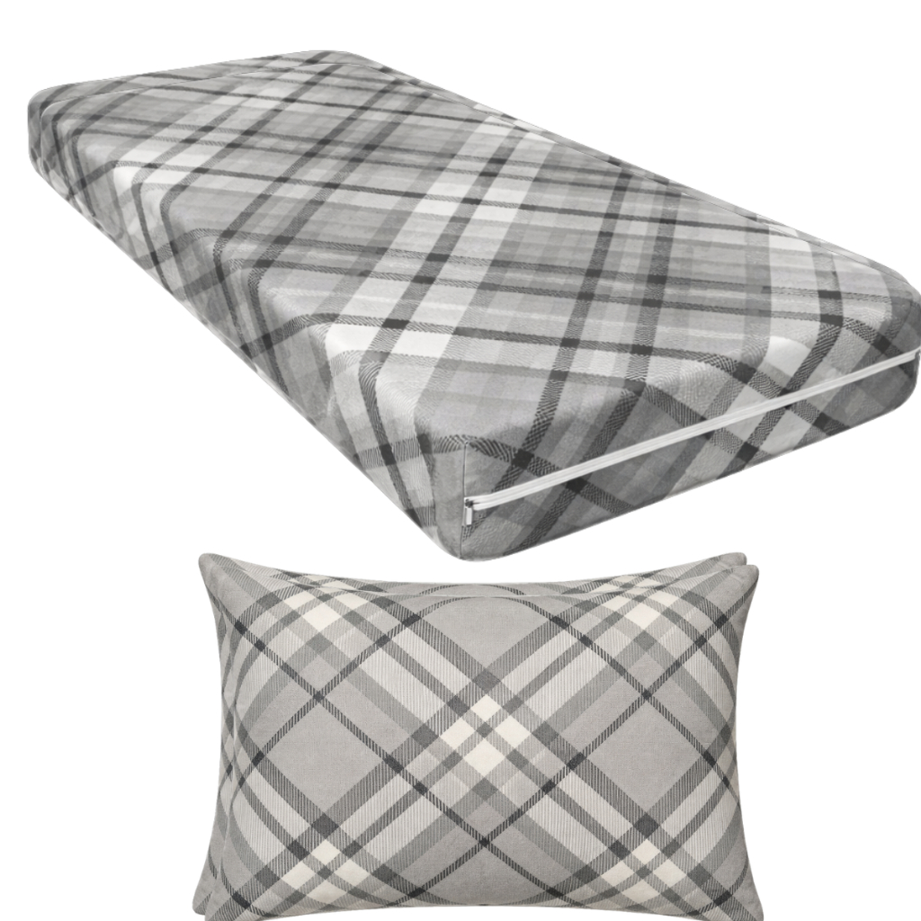 Capa De Colchão Com Fronha Solteiro Estampada Cama Padrão