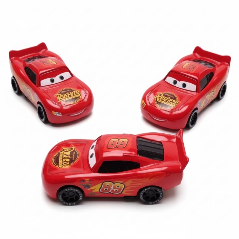 Brinquedo Miniatura de Metal Carrinho Relâmpago McQueen Fricçao 8,5cm Brinquedo para Crianças