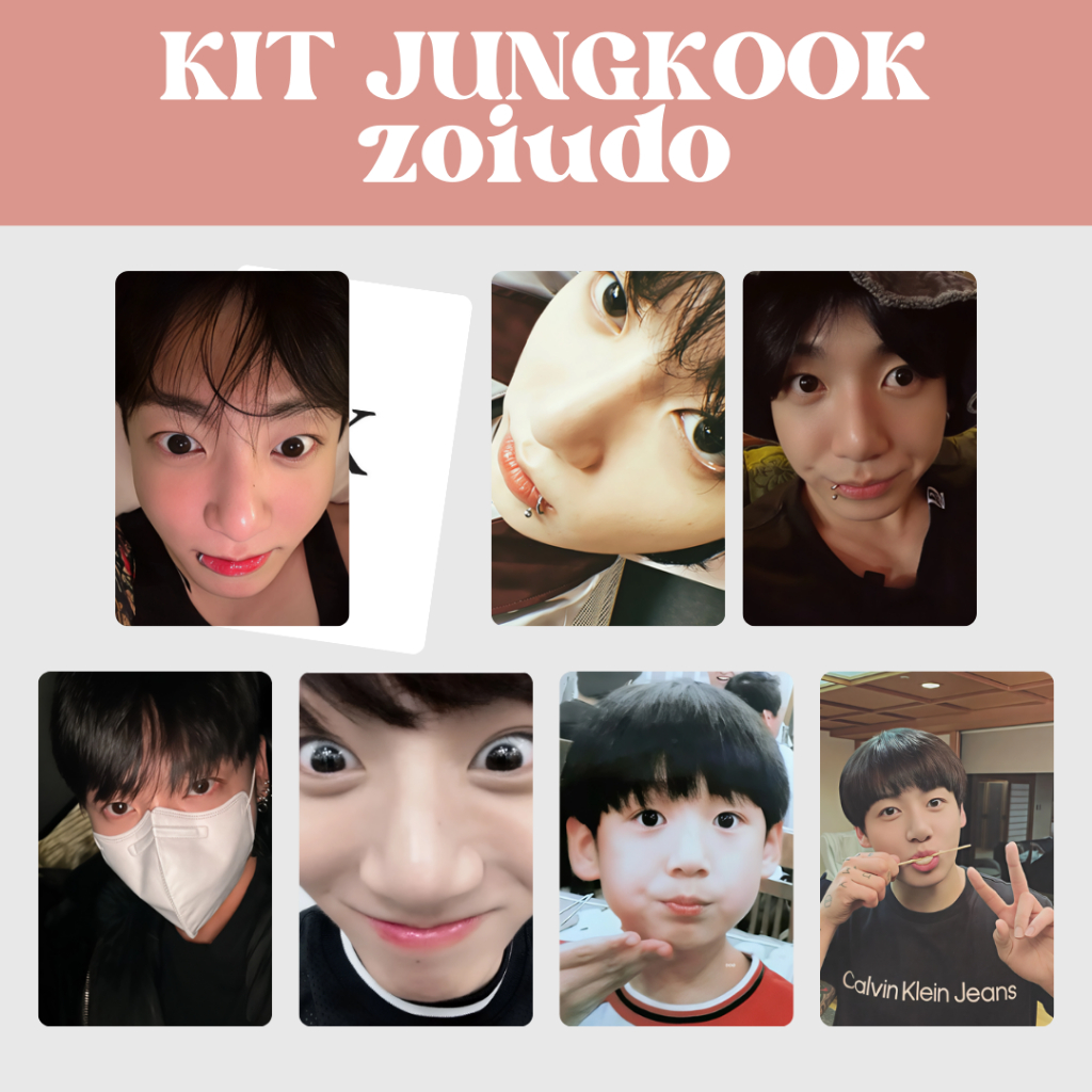KIT de Photocards JUNGKOOK ZOIUDO
