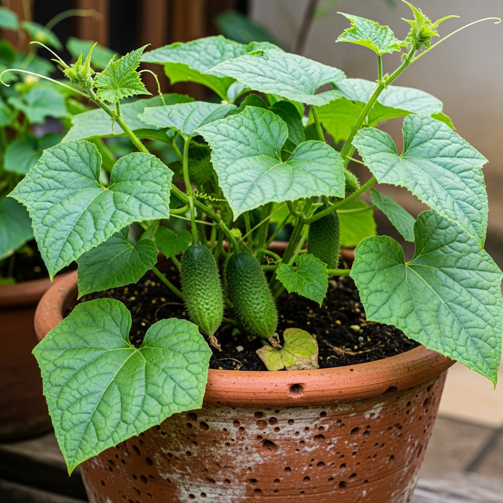 Sementes de Maxixe – Ideais para Cultivo em Vasos em Oferta na Shopee