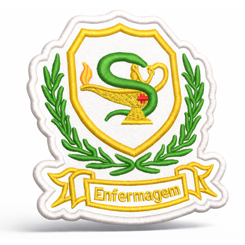 Patch Bordado Termocolante - Enfermagem