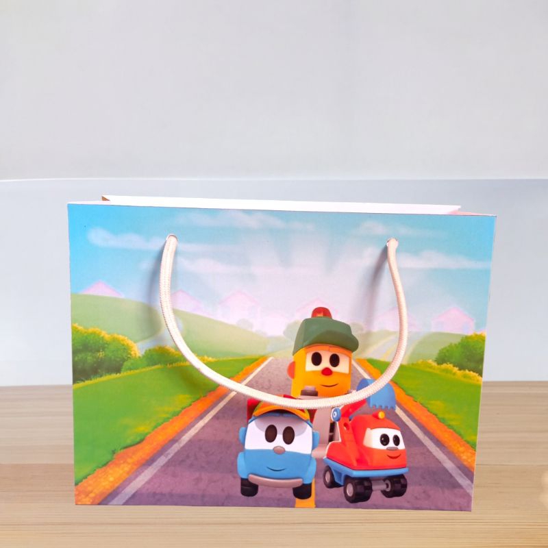 Sacolinha Personalizada Do Léo Caminhão Para Lembrancinhas De Aniversário
