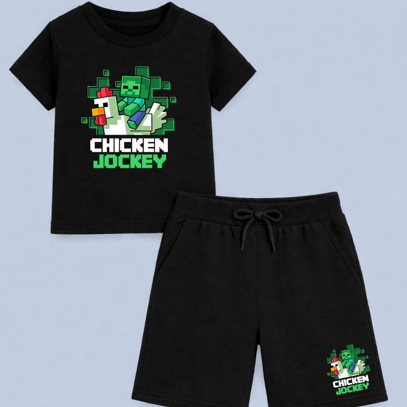 Conjunto Infantil Masculino Confortável Blusa Algodão Short Moletom Ideal Dia a Dia